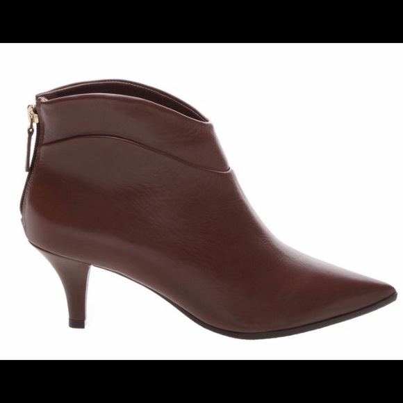 AREZZO Shoes - Bota Kitten Mogno Dark Cacau Heeled Shoe